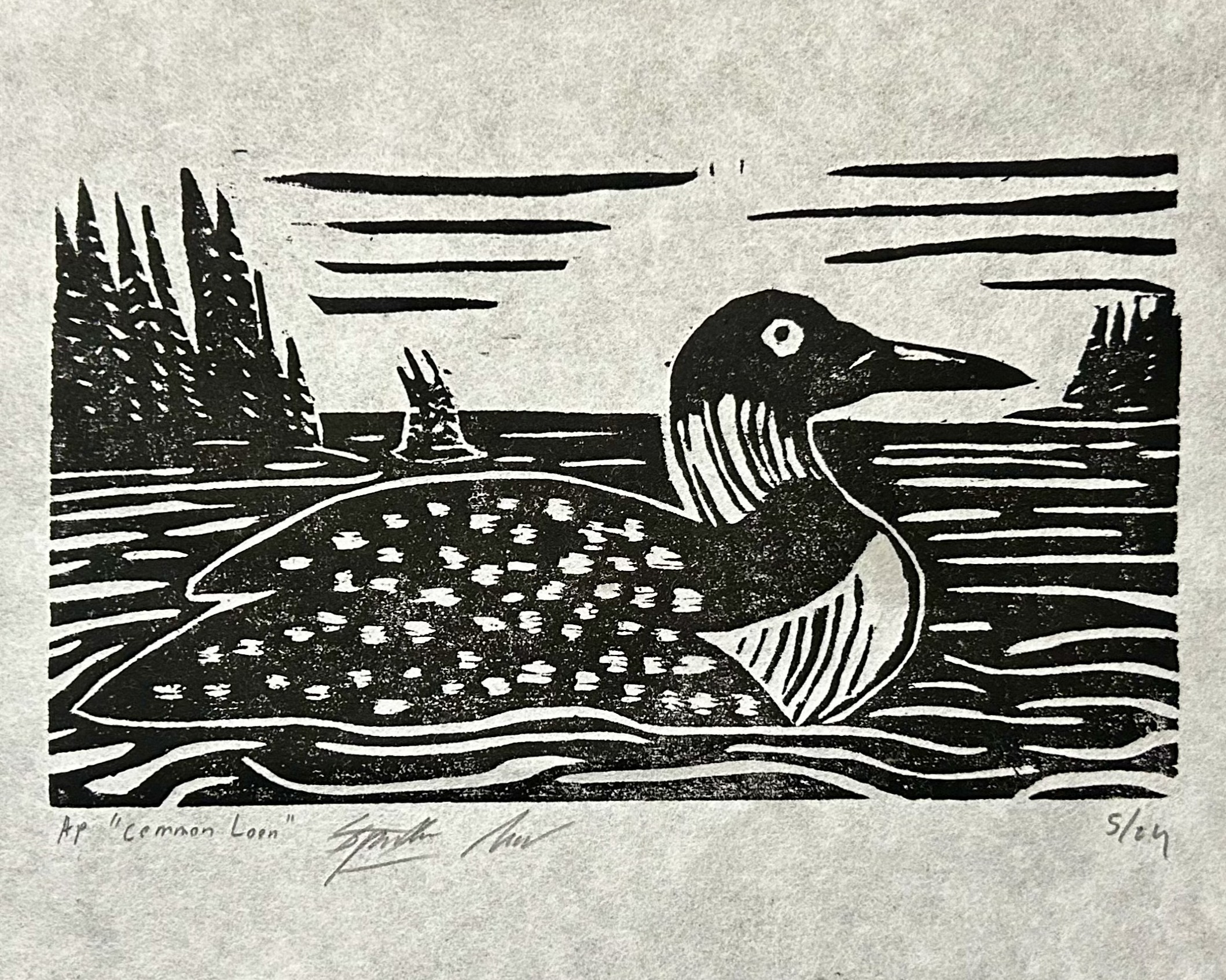 loon print