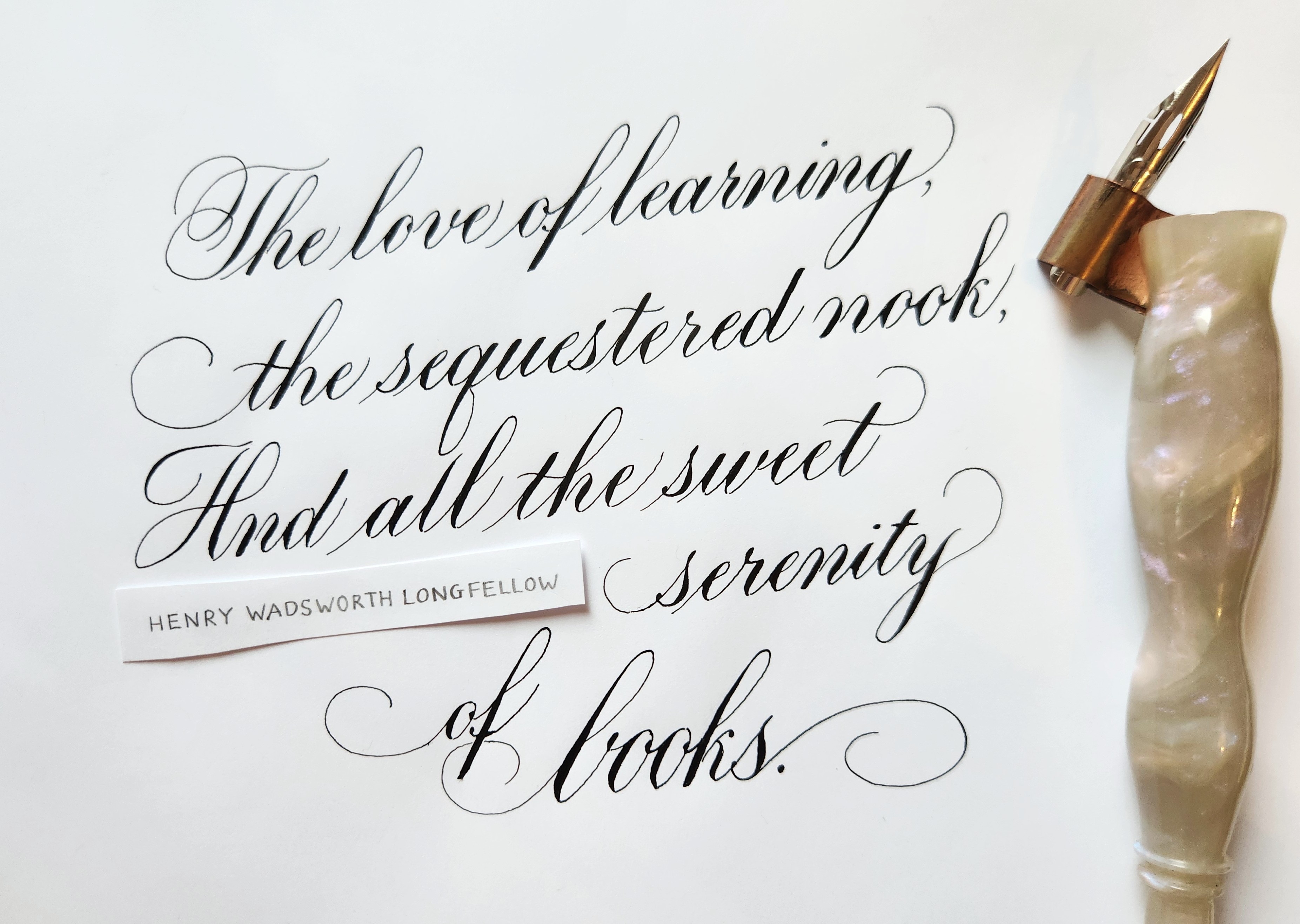 Copperplate calligraphy script