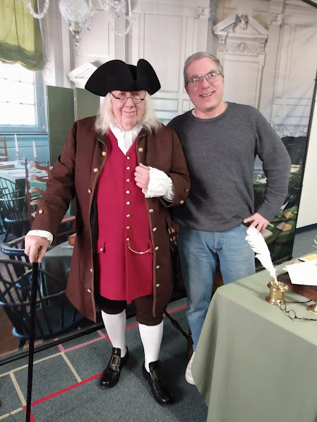 Man with Benjamin Franklin