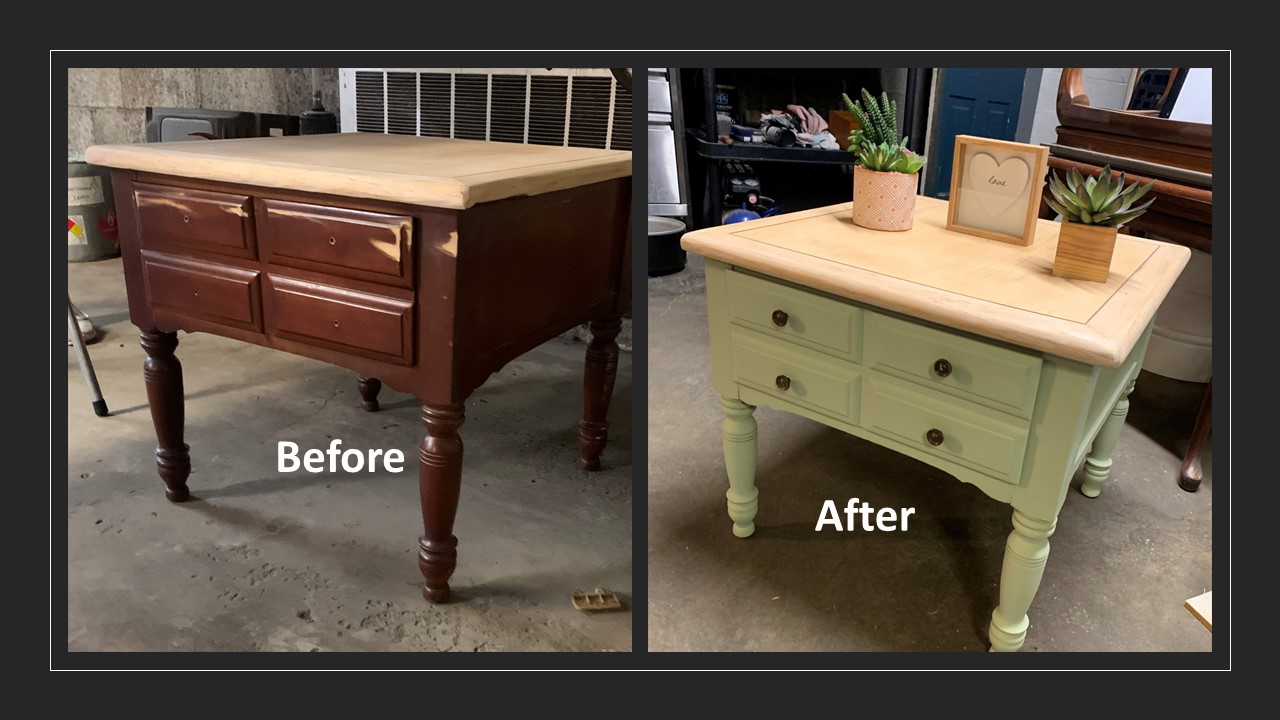 before and after furniture